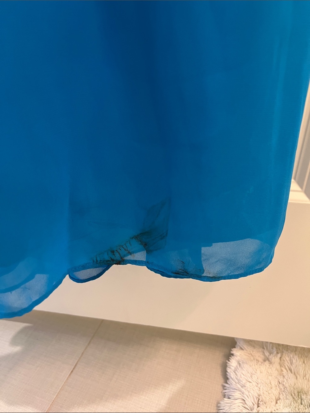 Laundry By Shelli Segal One-Shoulder Teal Dress - Picture 5 of 7
